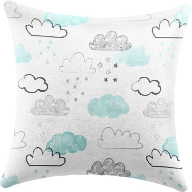 Подушка квадратная Cortin «Облака и звёзды»
