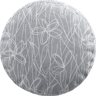 Подушка круглая Cortin «Нарисованные цветы»