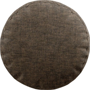 Подушка круглая Cortin рогожка коричневый