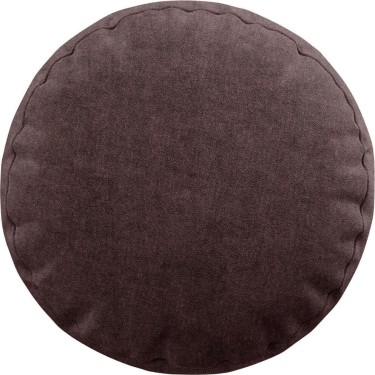 Подушка круглая «Кортин» канвас махагон