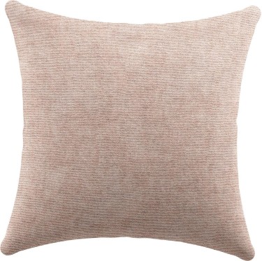 Подушка квадратная «Кортин» канвас пудровый