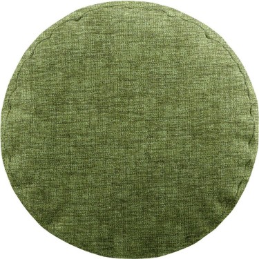 Подушка круглая «Кортин» рогожка димаут травяной