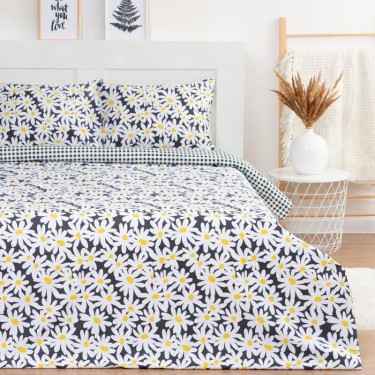 Постельное белье LoveLife дуэт «Ромашки» 143*215см-2шт,225*240см,50*70см-2шт.