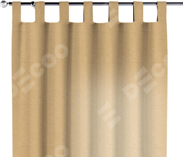Комплект штор на петлях софт однотонный бежевый