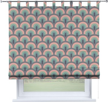 Римская штора на петлях «Ретро орнамент»