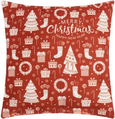 Наволочка Этель "Merry Christmas" 40 х 40 см, 100% п/э