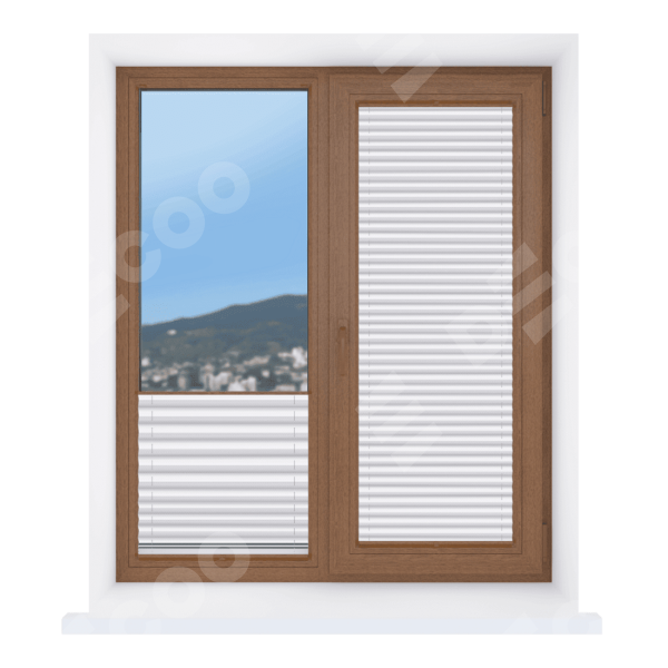 Штора плиссе Корона белый